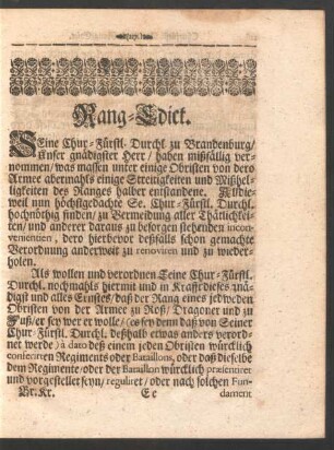 Rang-Edict.