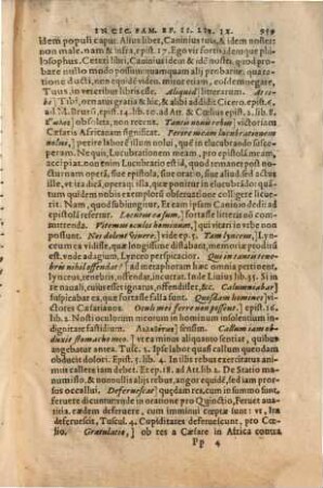 In Epistolas M. Tullii Ciceronis, Quae Familiares Vocantur, Paulli Manutii Commentarius : cum duplici rerum & verborum Indice. [2]