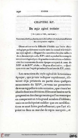 Chapitre XIe: Du style ogival tertiaire
