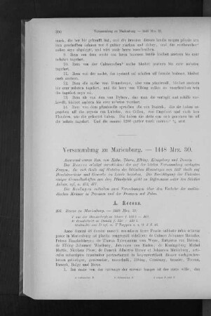 Versammlung zu Marienburg. - 1448 Mrz. 30.