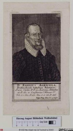 Bildnis Aegidius Agricola