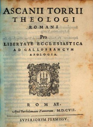 Pro libertate ecclesiastica ad Gallofrancum apologia
