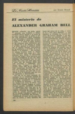 El misterio de Alexander Graham Bell : La novela humana