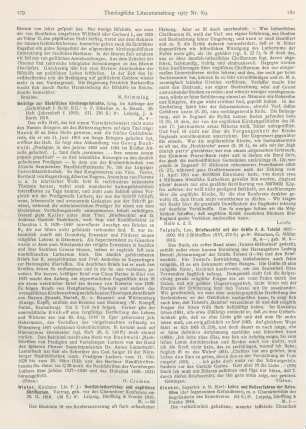 180 [Rezension] Tolstoi, Leo, Tolstoi’s Briefwechsel mit der Gräfin A. A. Tolstoi 1857 - 1903