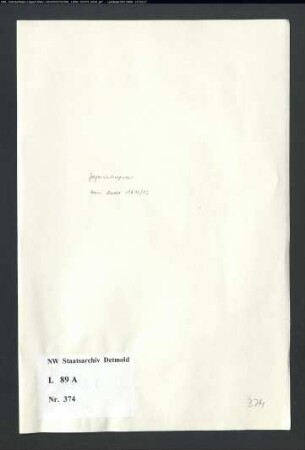 Gogerichtsregister Stadt Horn (Bruchstücke)