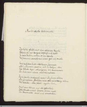 Die Kohle glüht, mit dem erkornen rauche (Neuländische liebesmahle I) : [SW II: H4(Hymnen)]; [SW II, S. 16/103-104]