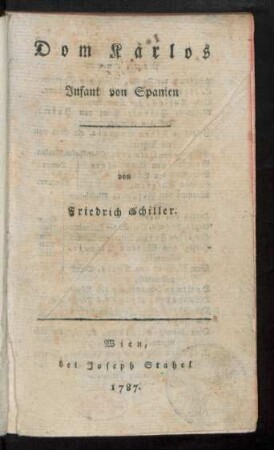 Dom Karlos : Infant von Spanien