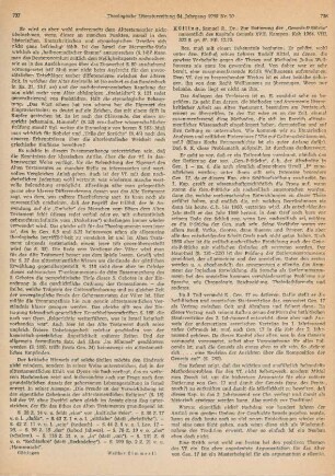 738-740 [Rezension] Külling, Samuel R., Zur Datierung der "Genesis-P-Stücke", namentlich des Kapitels Genesis XVII