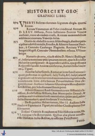 Historici Et Geographici Libri.