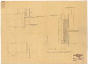 I.G.-Farben, Frankfurt/Main Versuchslaboratorium: Steinprofile 1:1