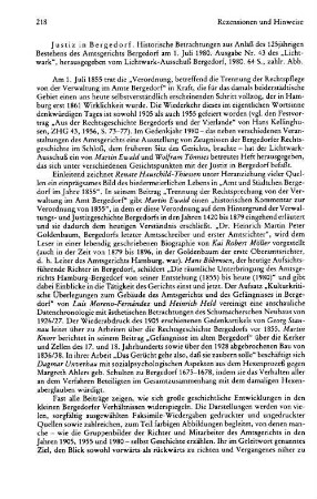 Justiz in Bergedorf, historische Betrachtungen aus Anlaß des 125jährigen Bestehens des Amtsgerichts Bergedorf am 1. Juli 1980, hrsg. vom Lichtwark-Ausschuss Bergedorf, (Lichtwark, 43) : Bergedorf, 1980