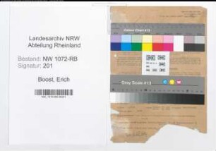 Entnazifizierung Erich Boost , geb. 20.03.1904 (Beamter)