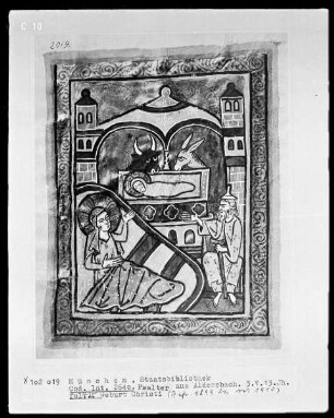 Psalter aus Aldersbach — Geburt Christi, Folio 4verso