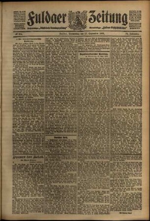 Ausgabe vom Donnerstag, den 17. September 1908.