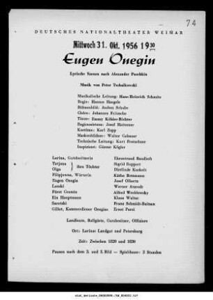 Eugen Onegin