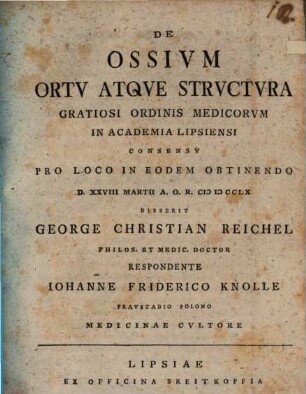 De ossium ortu atque structura