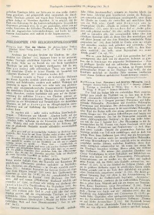 378-379 [Rezension] Hoffmann, Ernst, Platonismus und christliche Philosophie