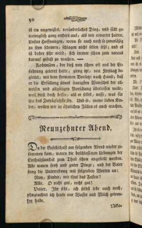 90-102, Neunzehnter Abend.