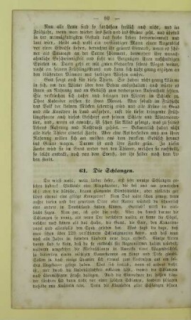 61. Die Schlangen