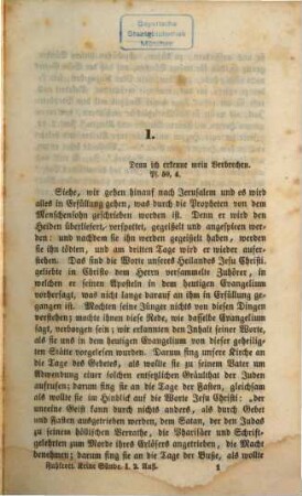 Keine Sünde mehr! : 6 Fasten-Predigten, 1
