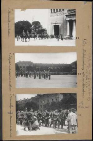 Ausmarsch von Artillerie