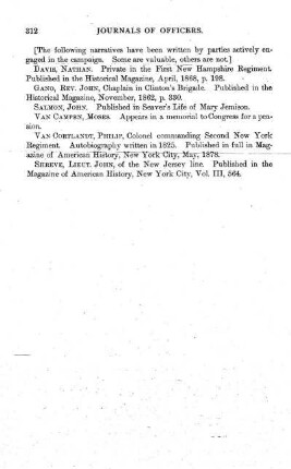 LIST OF NARRATIVES, written since tbe Sullivan Expedition.