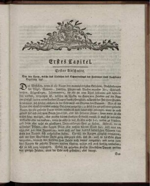 Erstes Capitel. - Zwölftes Capitel.