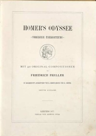Homers Odyssee : Vossische Übersetzung. Mit 40 Original-Compositionen