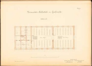 Universität Greifswald Bibliothek: Grundriss 2.OG 1:100