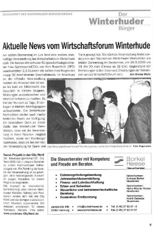 Aktuelle News vom Wirtschaftsforum Winterhude