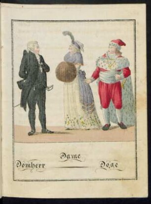 Dame. Domherr. Doge.