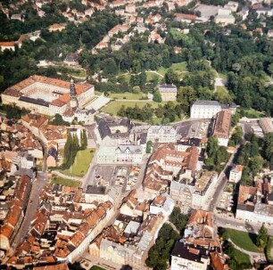 Östliche Altstadt von Weimar : Blickrichtung Nordosten