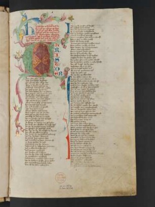 Initiale mit Rankenwerk