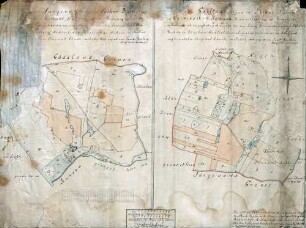 Charte über Jargenow belegen im Loitzer District..., Charte über Göslow belegen im Loitzer District...