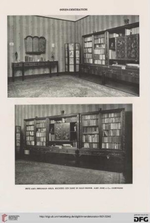 32: Die Vitrine als Wandschmuck
