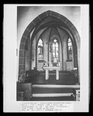 Katholische Pfarrkirche Sankt Maria — Chor