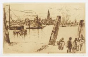 Antwerpen. Blick auf Flandern