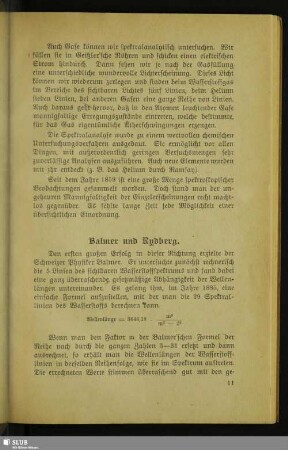 Balmer und Rydberg