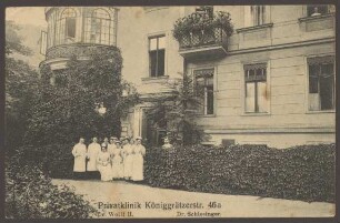 Ansichtskarte Privatklinik, Stresemannstraße