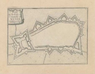 Plan de la Ville et Citadelle de Nuiss