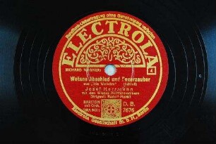 Wotans Abschied und Feuerzauber : aus "Die Walküre"; (Schluß) / Richard Wagner