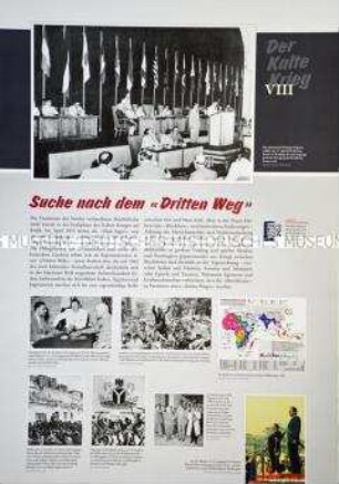 Schautafel Nr. 8 der Ausstellung "Der Kalte Krieg. Ursachen - Geschichte - Folgen", herausgegeben vom Berliner Kolleg Kalter Krieg und der Bundesstiftung zur Aufarbeitung der SED-Diktatur.
