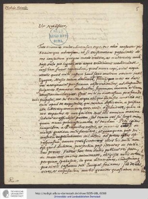 Nicolaus Heinsius (Stockholm) an Stanisław Lubieniecki (Altona), 7. April 1671