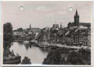 Königsberg in Preußen, Fischmarkt, Alte Universität, Pregel