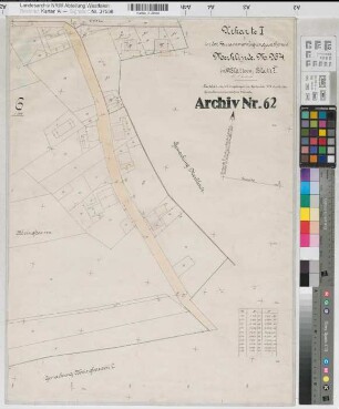 Merklinde (Castrop-Rauxel), Zusammenlegung Merklinde, Urkarte I Bl. 7 Bövinghausen Flur 6