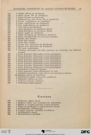 Curiosa (Nr. 579-637)