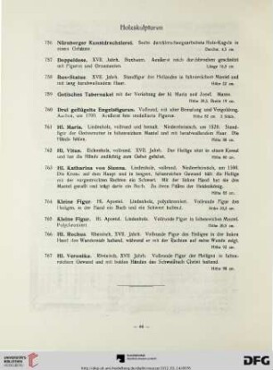 Holzskulpturen (Nr. 756-767)