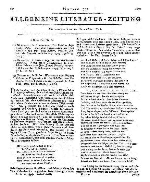 Oertel, E. F. C.: Wörterbuch über Phäders Fabeln. Zur Präparation für den Schüler. Nürnberg: Raspe 1798