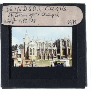 Windsor Castle, St. George's Chapel : Südansicht