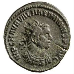 Münze, Antoninian, 285 - 290 n. Chr.